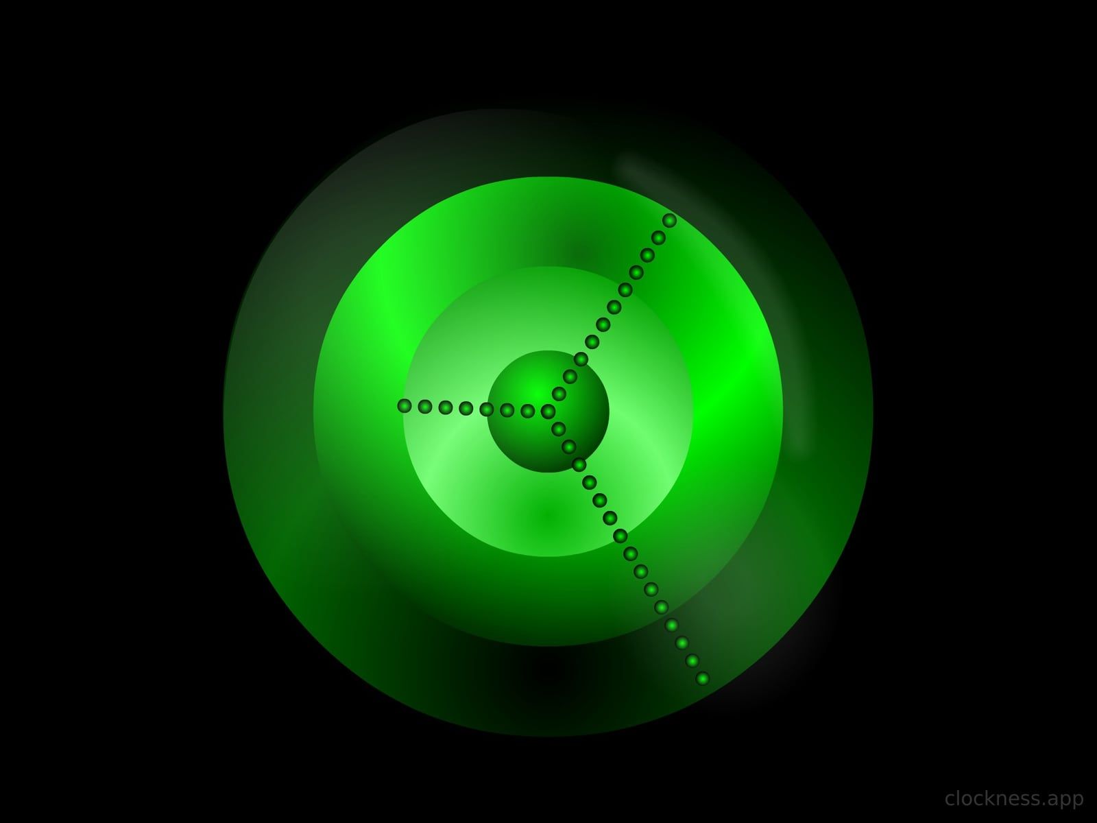 The Disko clock face
